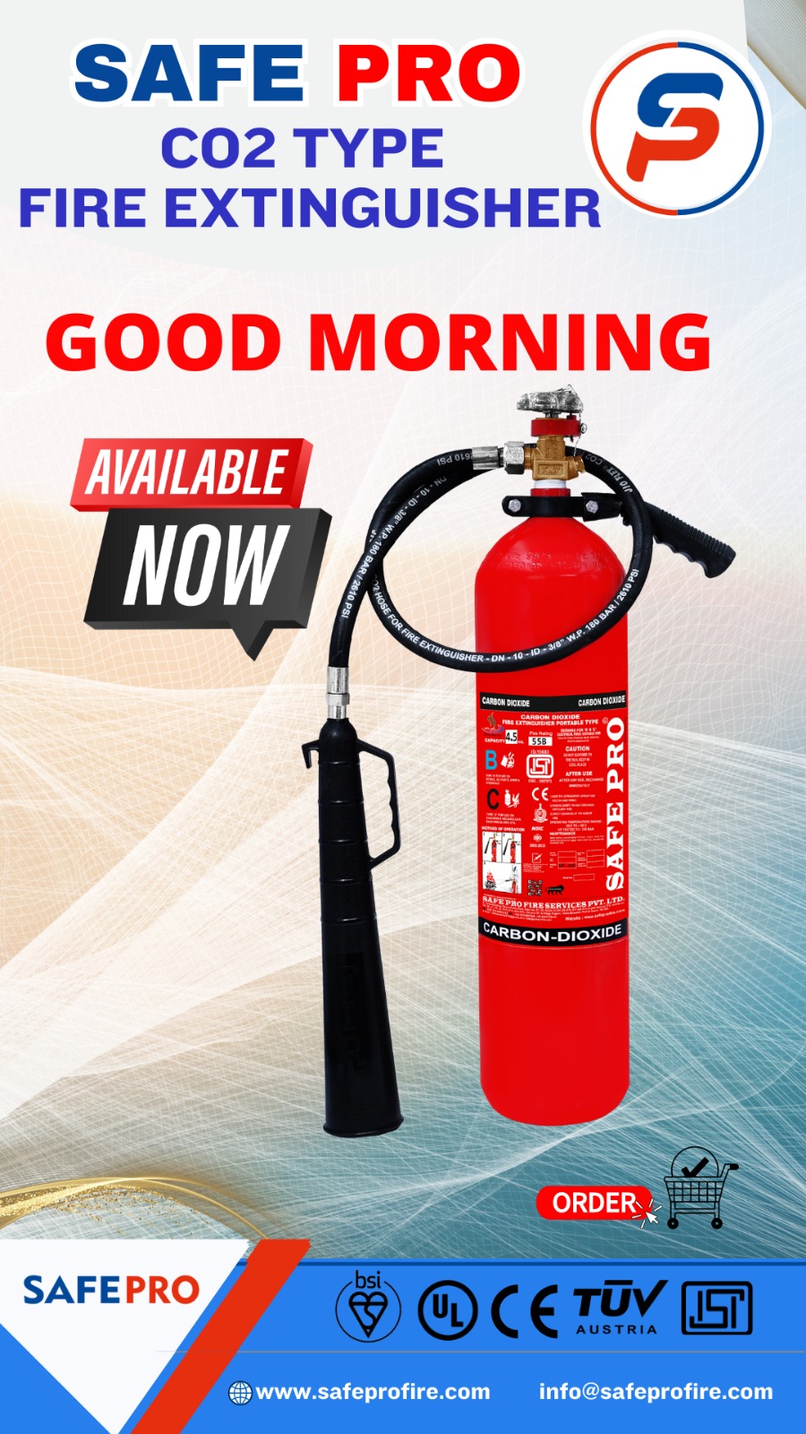 ABC Dry Chemical Powder Extinguisher