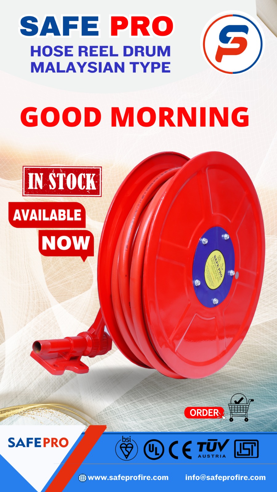 Hose Reel Drum Malaysian Type